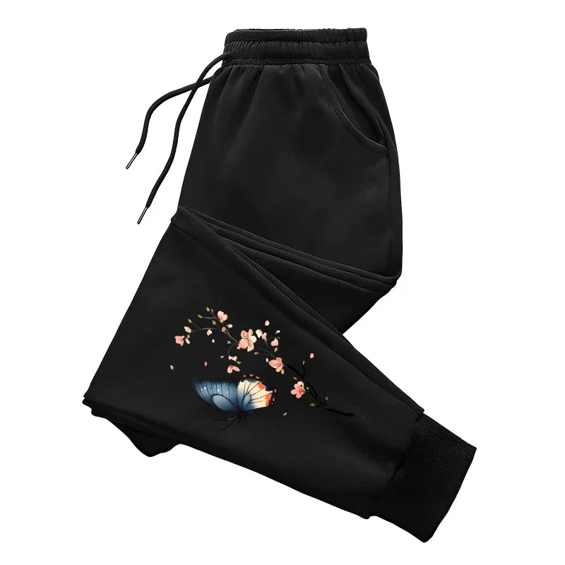 Womens Sweatpants Fashion Printing Daily Casual Trousers Sports Jogging Pants Versatile Outdoors Sportswear Hot Sale Clothing